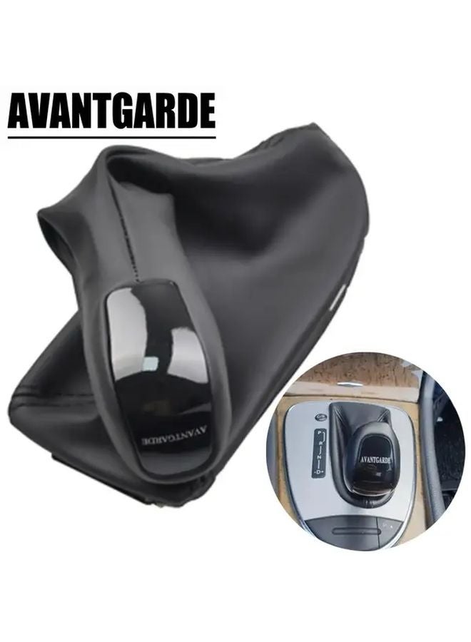 غطية مقبض ناقل الحركة الجلدي لمرسيدس بنز فئة E W211 موديل AVANTGARDE - Image 2